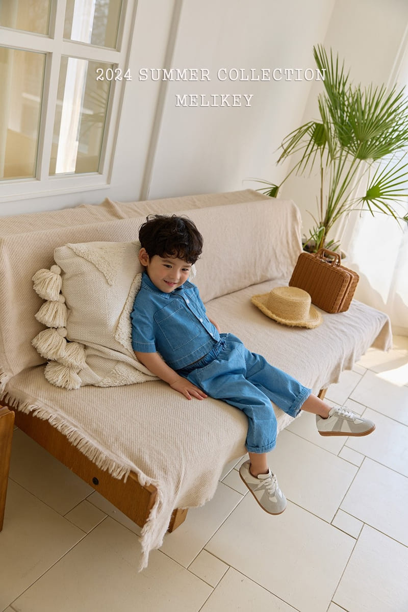 Melikey - Korean Children Fashion - #minifashionista - Hajji Denim Pants - 9