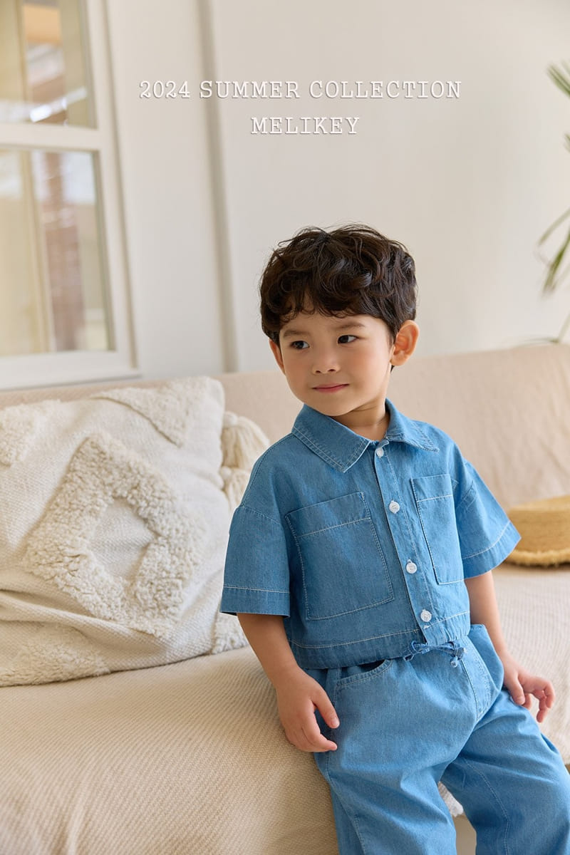Melikey - Korean Children Fashion - #prettylittlegirls - Hajji Denim Pants - 10