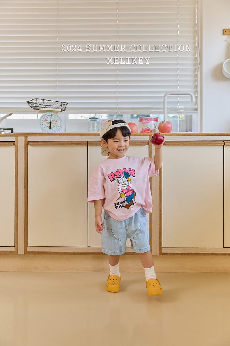 Melikey - Korean Children Fashion - #stylishchildhood - Linen Denim Shorts - 7