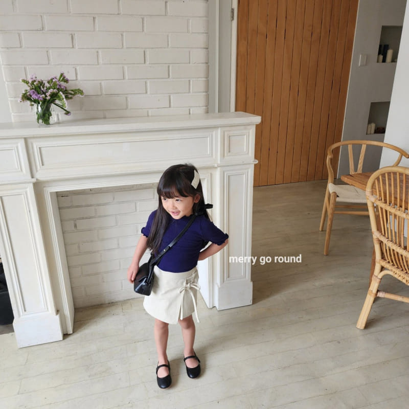 Merry Go Round - Korean Children Fashion - #childrensboutique - Wrap Shorts - 6