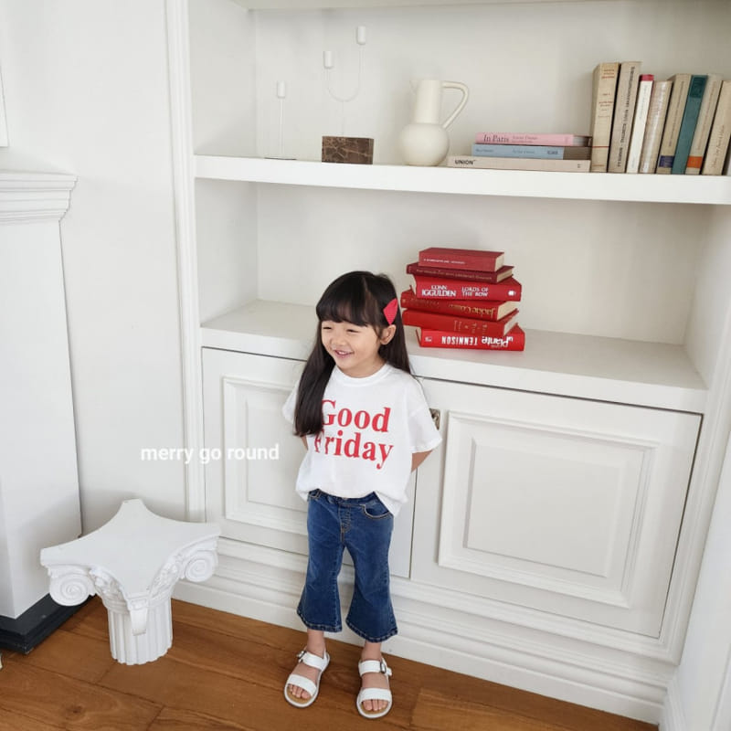 Merry Go Round - Korean Children Fashion - #childrensboutique - Slit Boots Cut Pants - 7