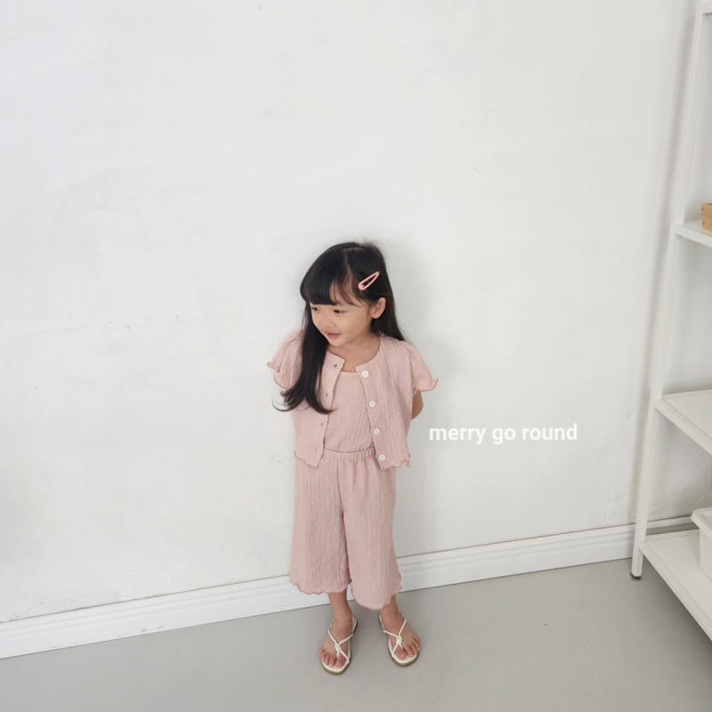 Merry Go Round - Korean Children Fashion - #designkidswear - Cardigan Three Set - 10