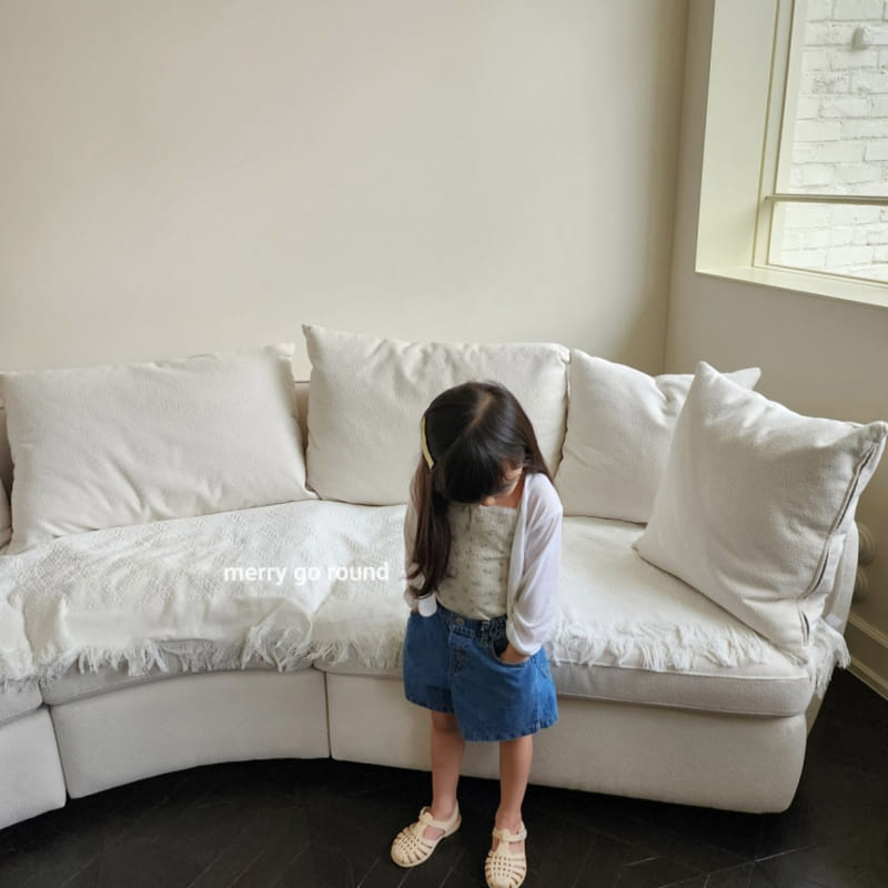 Merry Go Round - Korean Children Fashion - #discoveringself - Lace Sleeveles Tee - 9