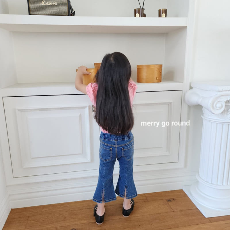 Merry Go Round - Korean Children Fashion - #discoveringself - Slit Boots Cut Pants - 9