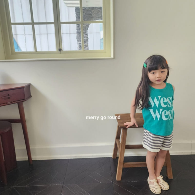 Merry Go Round - Korean Children Fashion - #fashionkids - West Sleeveles Tee - 6