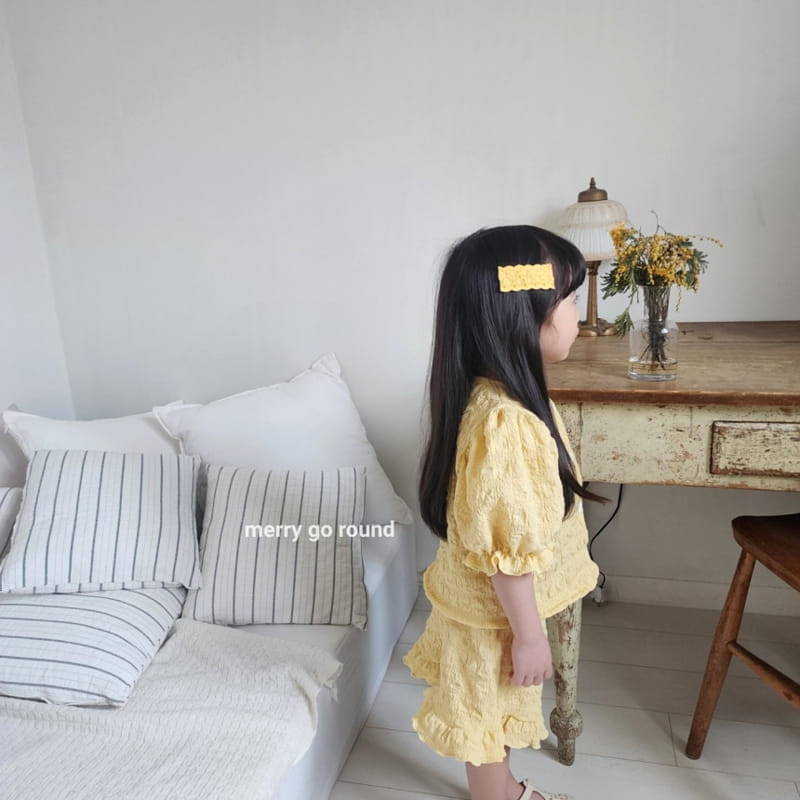 Merry Go Round - Korean Children Fashion - #fashionkids - Malrang Top Bottom Set - 8