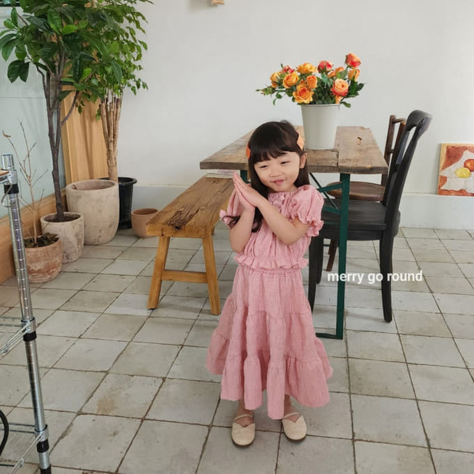 Merry Go Round - Korean Children Fashion - #fashionkids - Heidyi Kan Kan Top Bottom Set