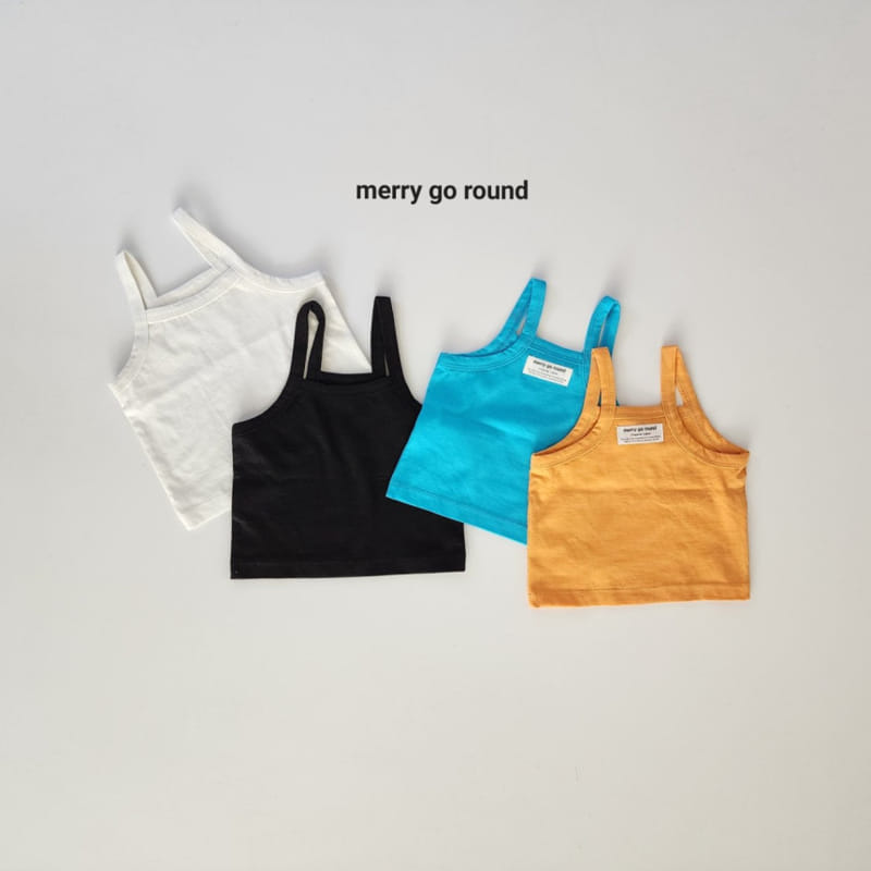 Merry Go Round - Korean Children Fashion - #kidsshorts - Mango Sleeveless Tee - 2