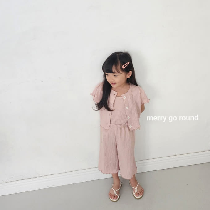 Merry Go Round - Korean Children Fashion - #littlefashionista - Cardigan Three Set