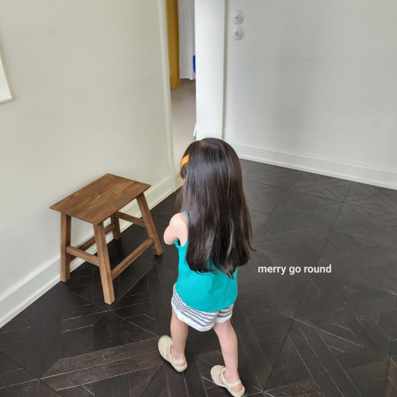 Merry Go Round - Korean Children Fashion - #littlefashionista - Marine ST Shorts - 10