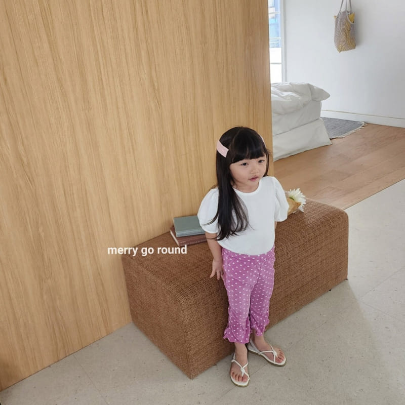 Merry Go Round - Korean Children Fashion - #littlefashionista - Wrinkle Boots Cut Pants - 7