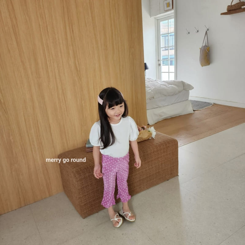 Merry Go Round - Korean Children Fashion - #magicofchildhood - Wrinkle Boots Cut Pants - 8