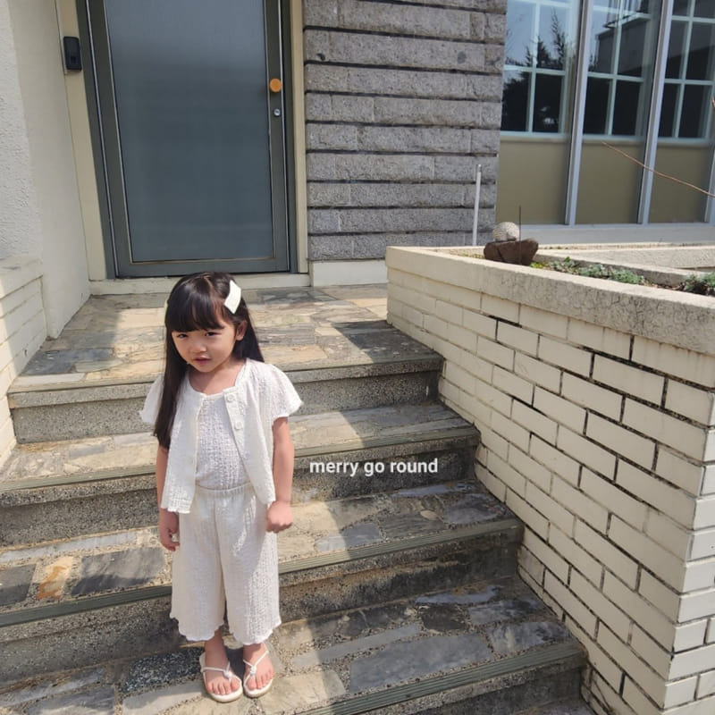 Merry Go Round - Korean Children Fashion - #minifashionista - Cardigan Three Set - 4