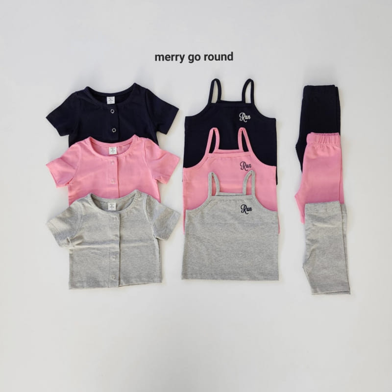 Merry Go Round - Korean Children Fashion - #prettylittlegirls - Running Three Set - 2