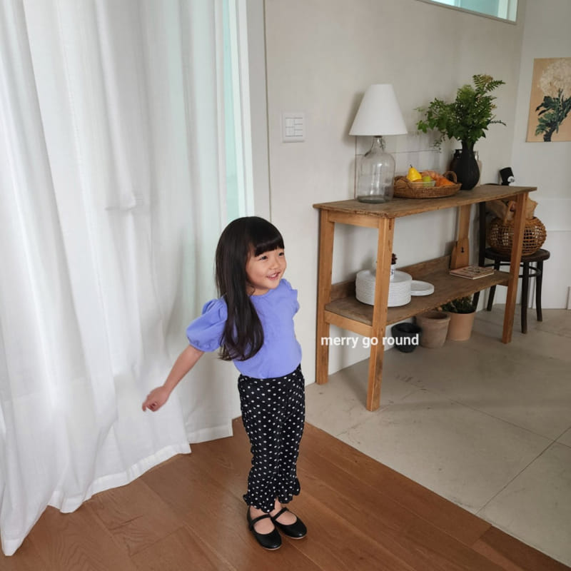 Merry Go Round - Korean Children Fashion - #stylishchildhood - Puff Tee - 8