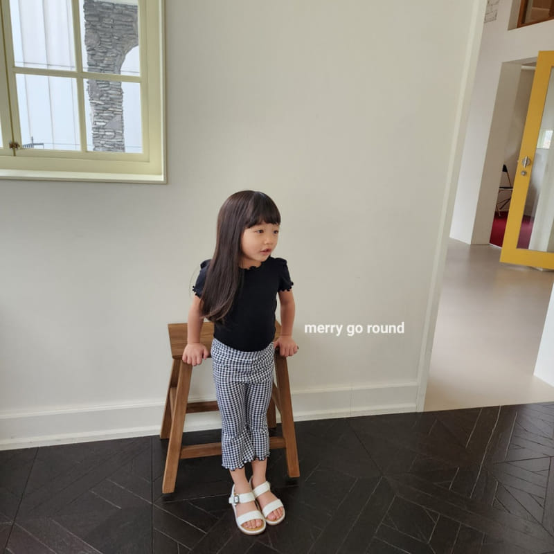 Merry Go Round - Korean Children Fashion - #stylishchildhood - Shirring Terry Tee - 8