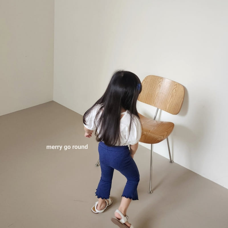 Merry Go Round - Korean Children Fashion - #todddlerfashion - Puff Tee - 6