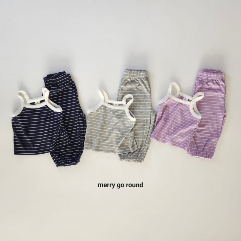 Merry Go Round - Korean Children Fashion - #todddlerfashion - ST Top Bottom Set - 2