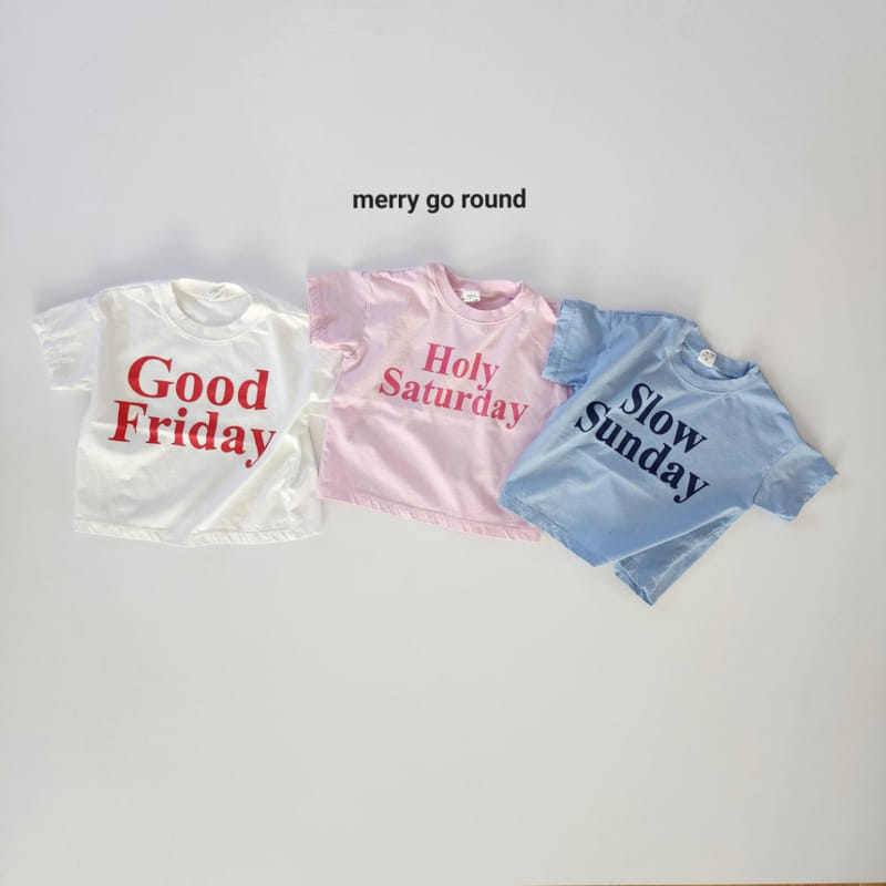 Merry Go Round - Korean Children Fashion - #toddlerclothing - Day Tee - 2