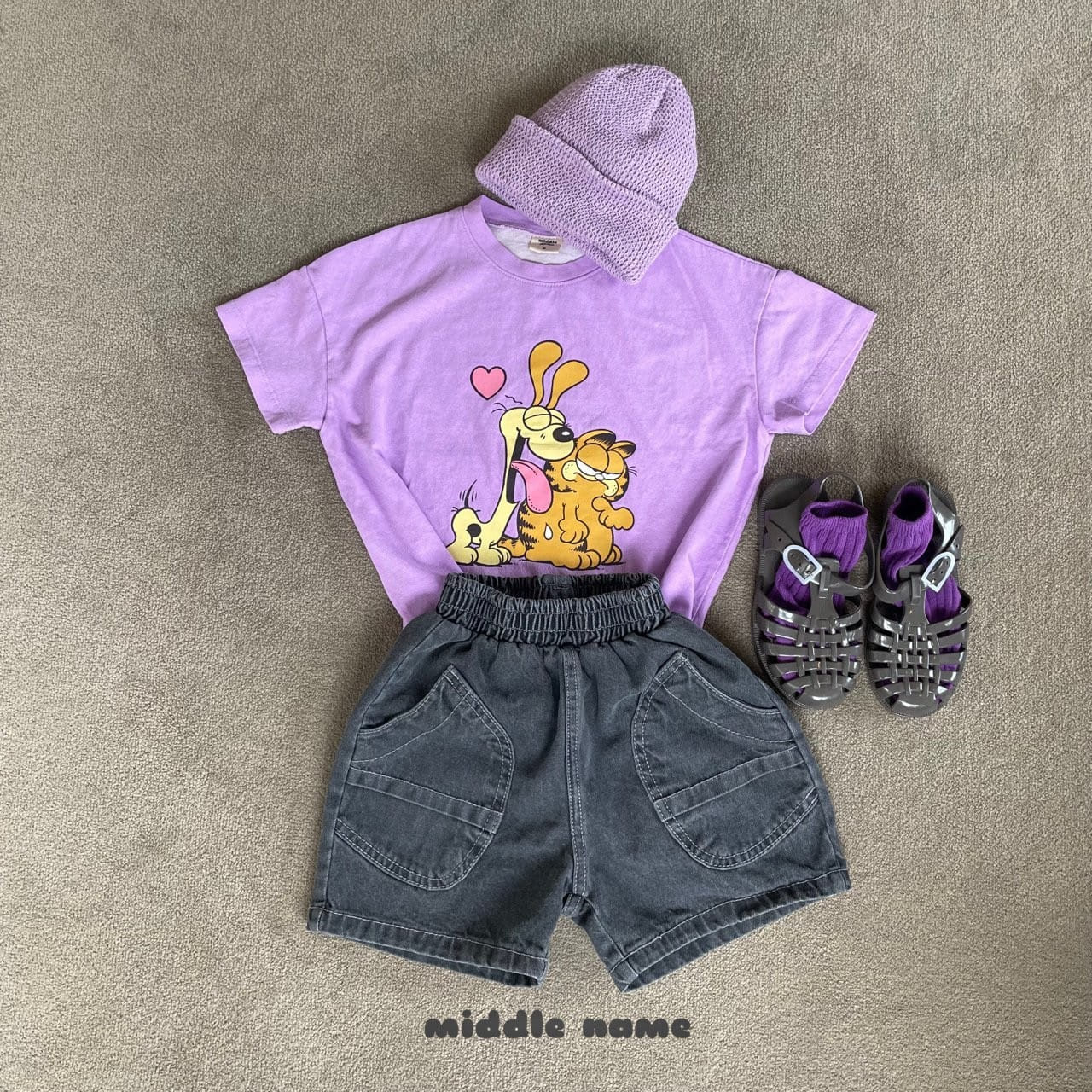 Middle Name - Korean Children Fashion - #childofig - Big Pocket Denim Pants - 11