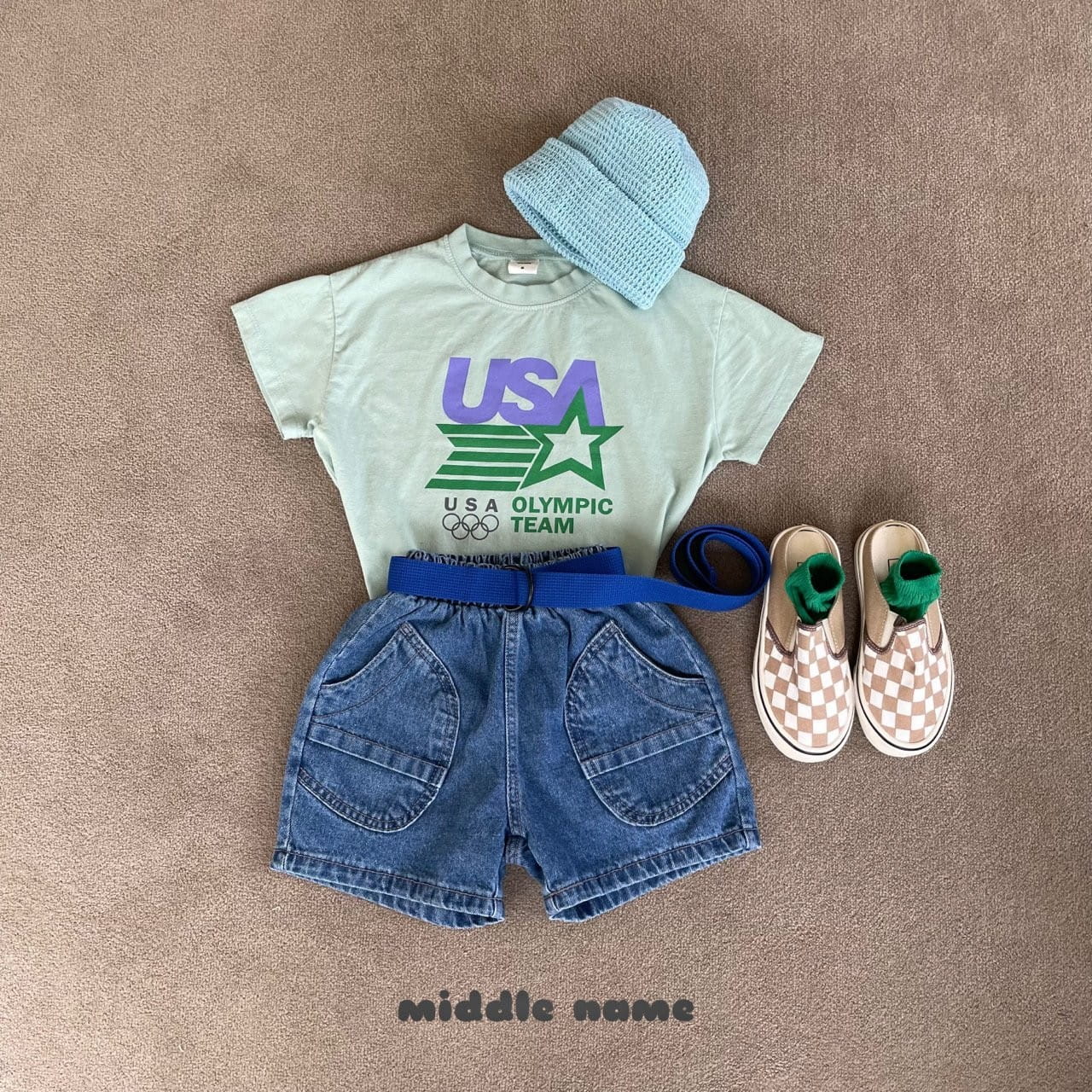 Middle Name - Korean Children Fashion - #minifashionista - Big Pocket Denim Pants - 9
