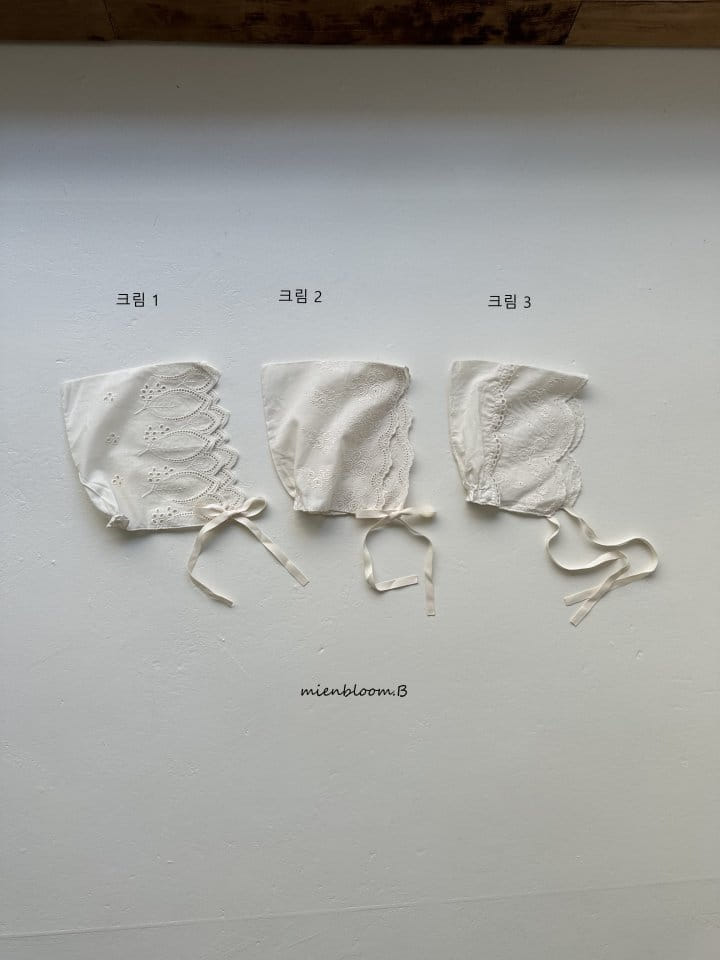 Mienbloom B - Korean Baby Fashion - #babyootd - C Lace Bonnet - 2