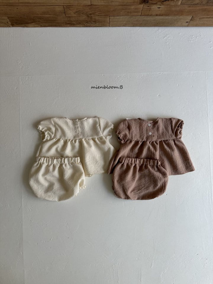 Mienbloom B - Korean Baby Fashion - #babyootd - Esther Top Bottom Set - 2
