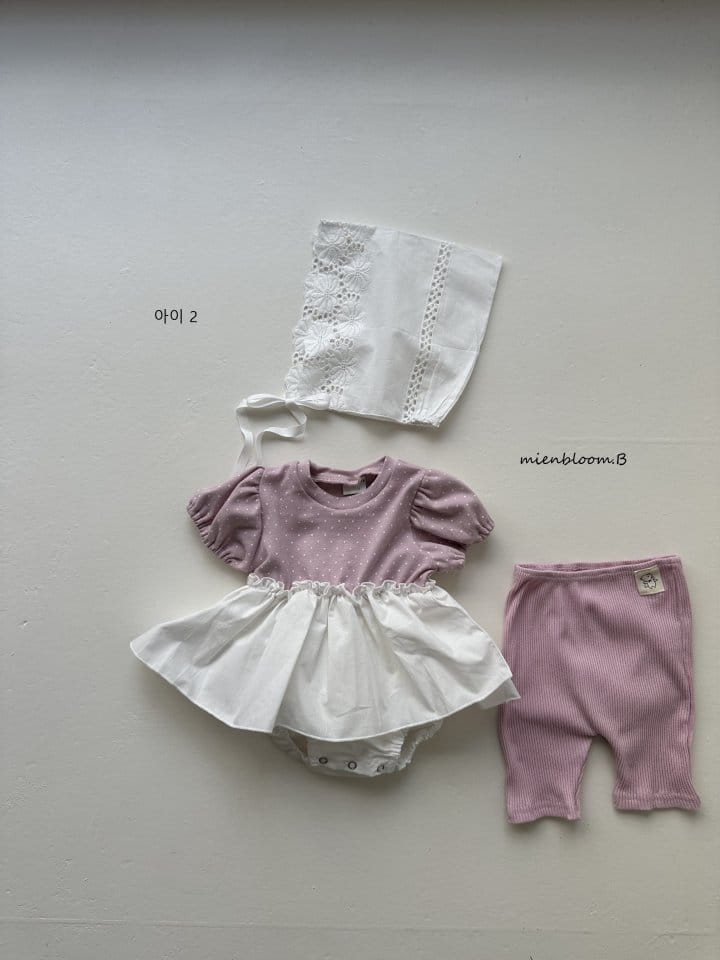 Mienbloom B - Korean Baby Fashion - #onlinebabyshop - C Lace Bonnet - 7
