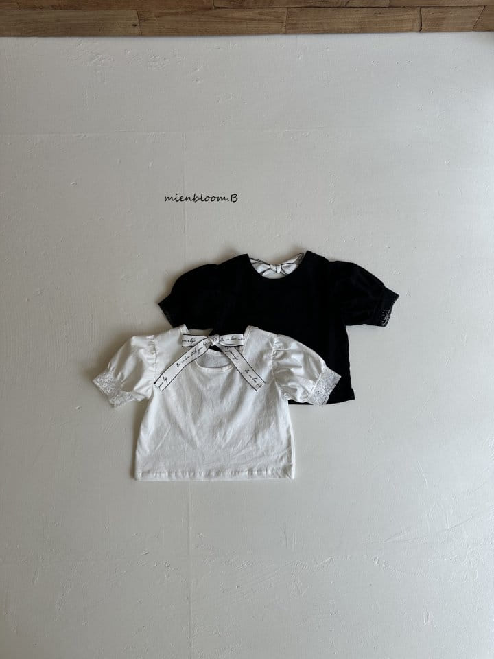 Mienbloom B - Korean Children Fashion - #designkidswear - Barbi Ribbon Tee - 2
