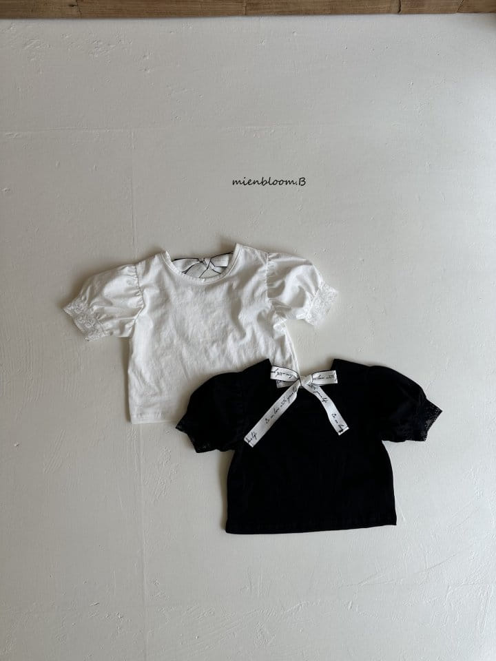 Mienbloom B - Korean Children Fashion - #discoveringself - Barbi Ribbon Tee - 3
