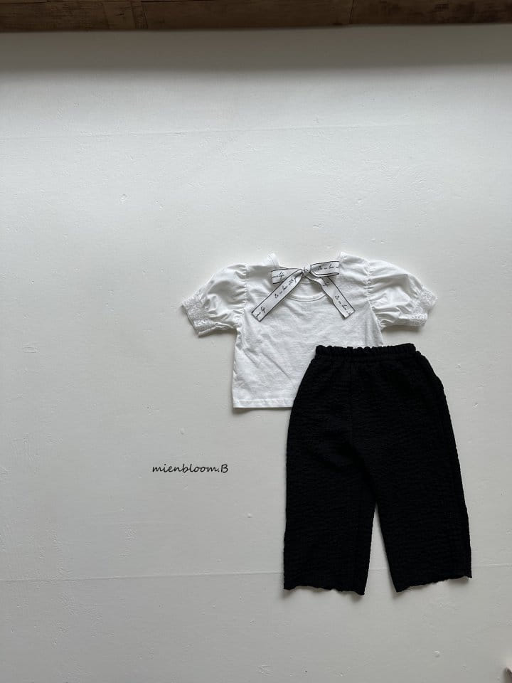 Mienbloom B - Korean Children Fashion - #kidzfashiontrend - Barbi Ribbon Tee - 7