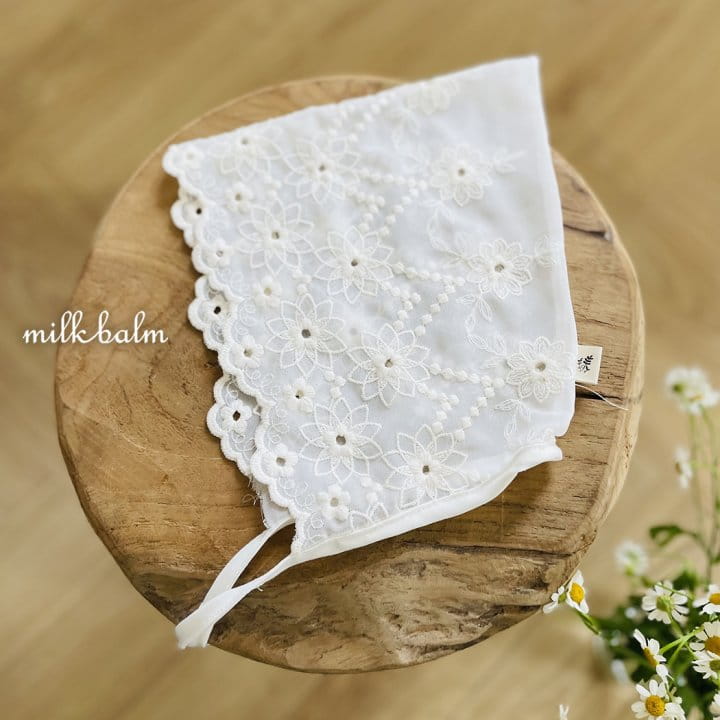 Milk Balm - Korean Baby Fashion - #babyfever - Swan Bonnet - 2