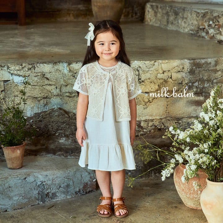 Milk Balm - Korean Children Fashion - #prettylittlegirls - Crohet One-Piece - 4