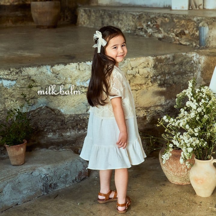 Milk Balm - Korean Children Fashion - #kidsstore - Crohet One-Piece - 11