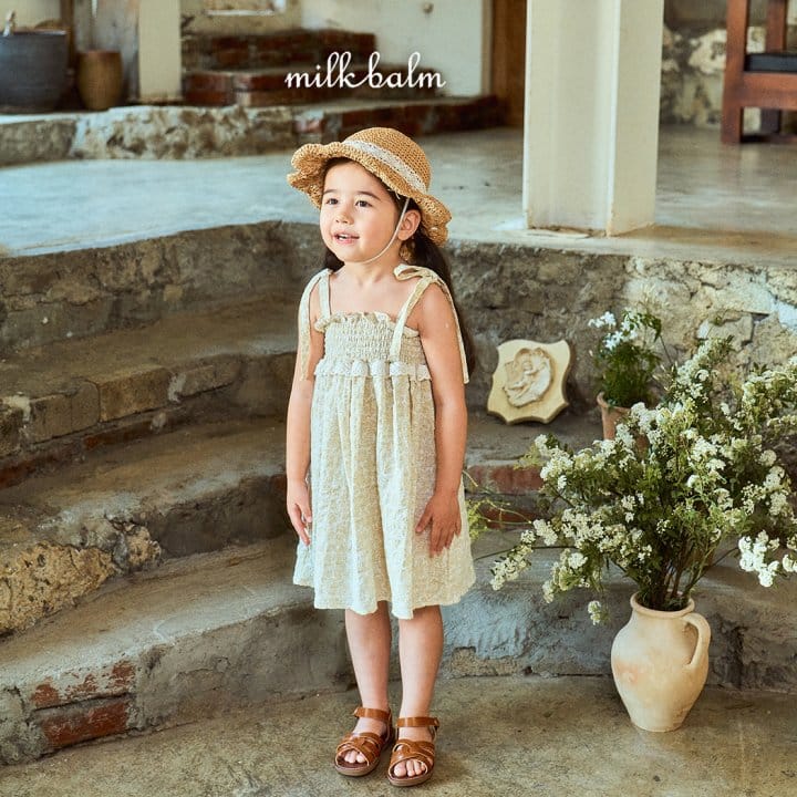 Milk Balm - Korean Children Fashion - #todddlerfashion - Bliss Smoking One-Piece - 4
