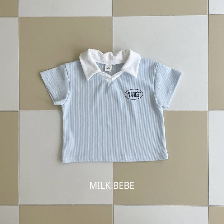 Milk Bebe - Korean Children Fashion - #childofig - Los Collar Tee - 6
