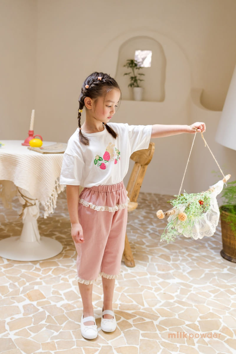 Milk Powder - Korean Children Fashion - #Kfashion4kids - Strawberry Tee - 7