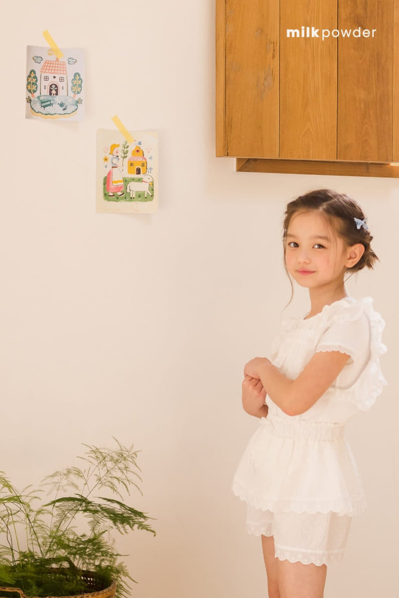 Milk Powder - Korean Children Fashion - #Kfashion4kids - Salrang Lace PantS - 10