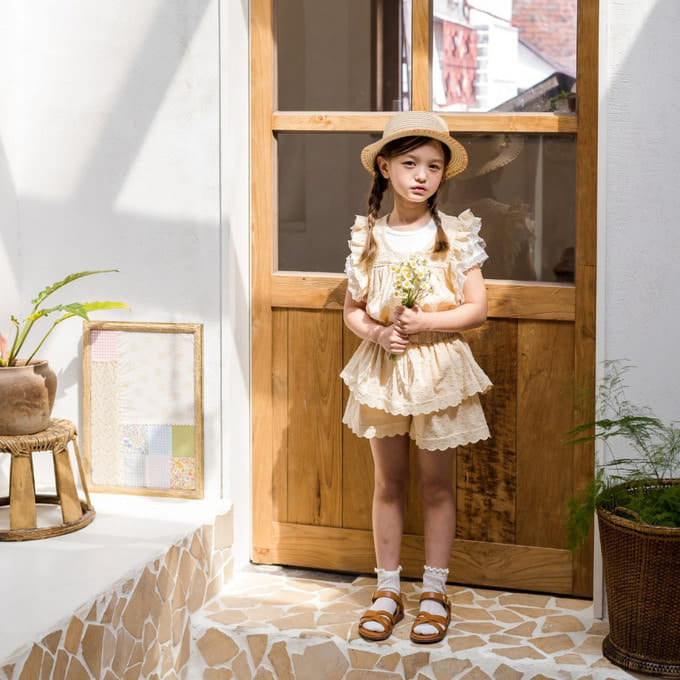 Milk Powder - Korean Children Fashion - #childofig - Salrang Lace PantS