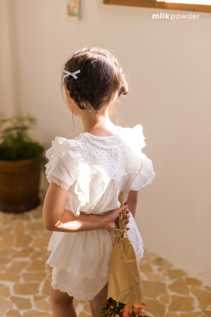 Milk Powder - Korean Children Fashion - #childrensboutique - Salrang Lace PantS - 4