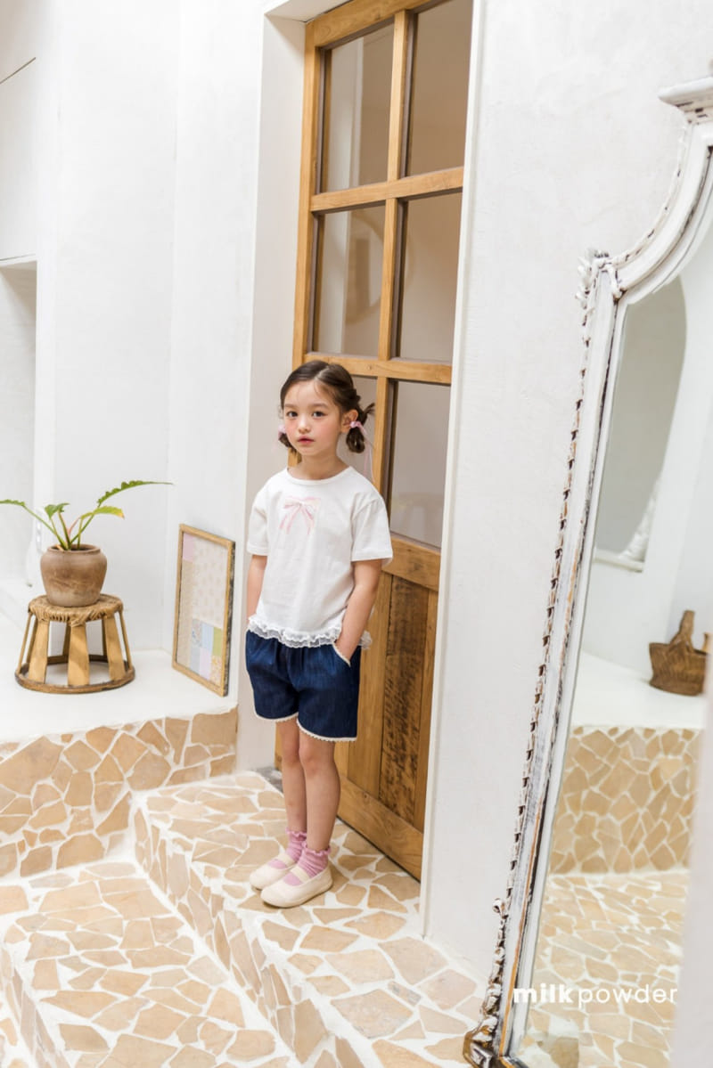 Milk Powder - Korean Children Fashion - #prettylittlegirls - Ribbon Tee - 9