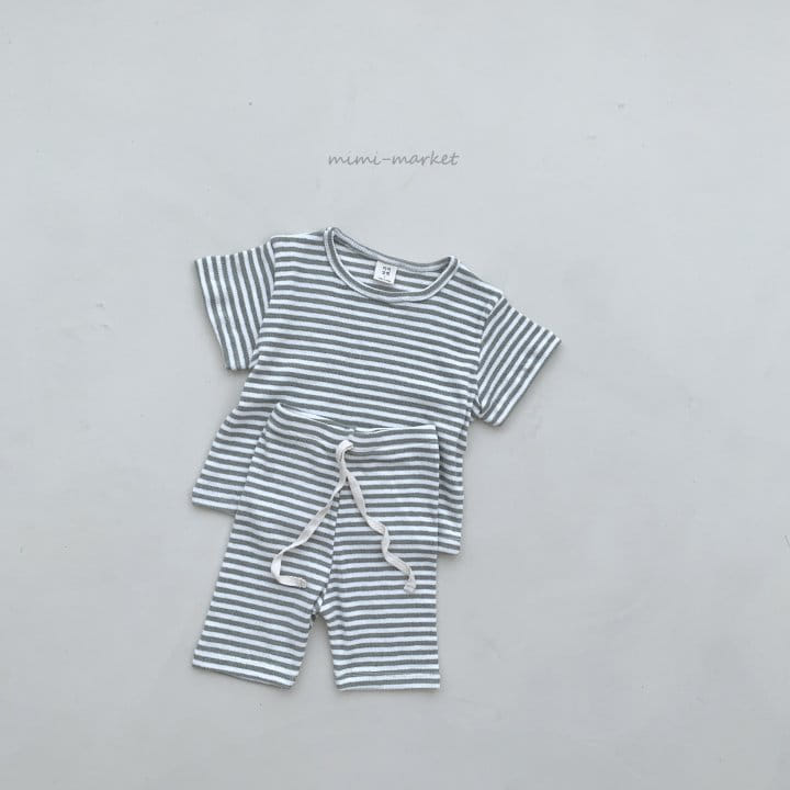 Mimi Market - Korean Baby Fashion - #onlinebabyshop - ST Top Bottom Set - 2