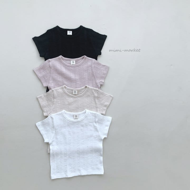 Mimi Market - Korean Baby Fashion - #onlinebabyshop - Cream Tee