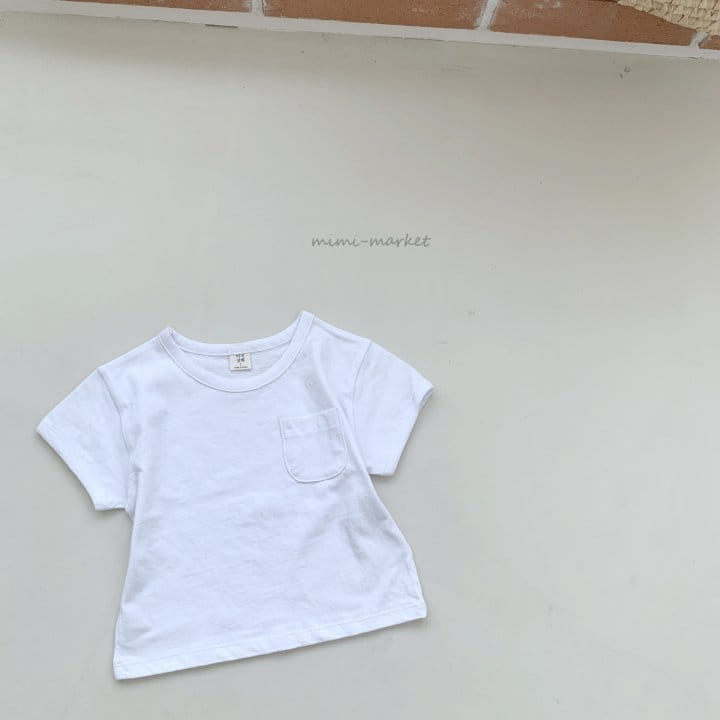 Mimi Market - Korean Baby Fashion - #onlinebabyshop - Pocket Short Sleeve Tee - 8