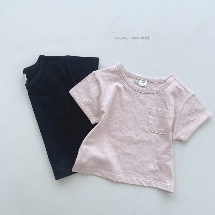 Mimi Market - Korean Baby Fashion - #smilingbaby - Pocket Short Sleeve Tee - 9
