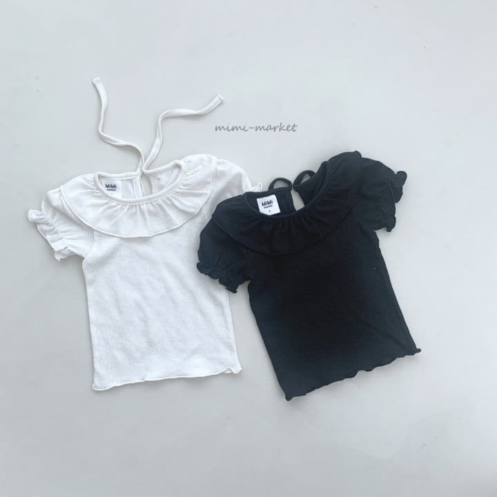 Mimi Market - Korean Children Fashion - #childrensboutique - Sunny Frill Tee  - 2