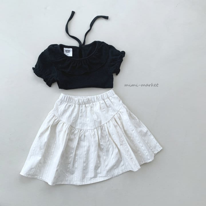 Mimi Market - Korean Children Fashion - #kidsstore - Sunny Frill Tee  - 7