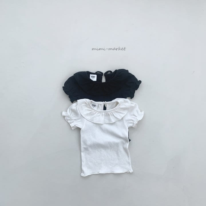 Mimi Market - Korean Children Fashion - #magicofchildhood - Sunny Frill Tee  - 11