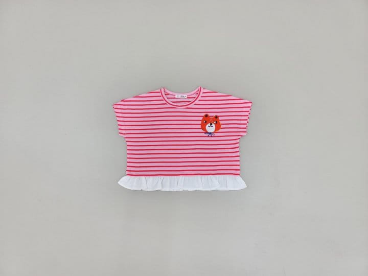 Mimico - Korean Children Fashion - #stylishchildhood - Bear Flower Tee - 9