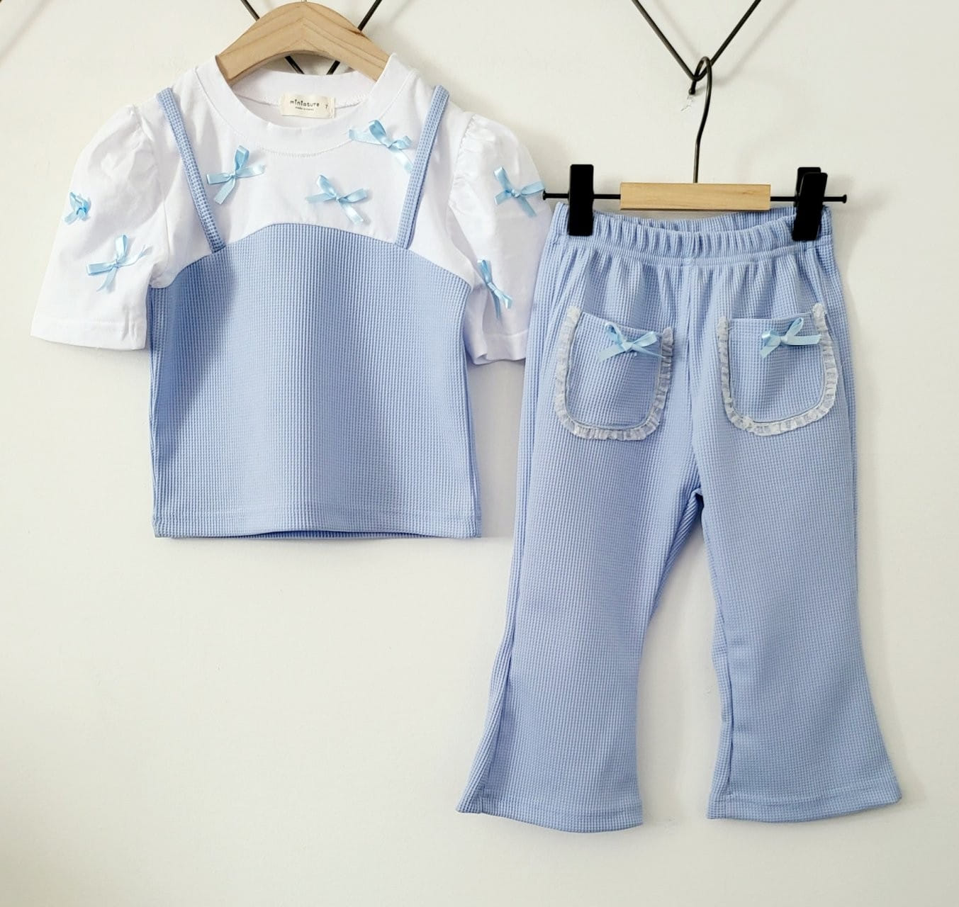 Miniature - Korean Children Fashion - #kidsshorts - So Cute Top Bottom Set - 10